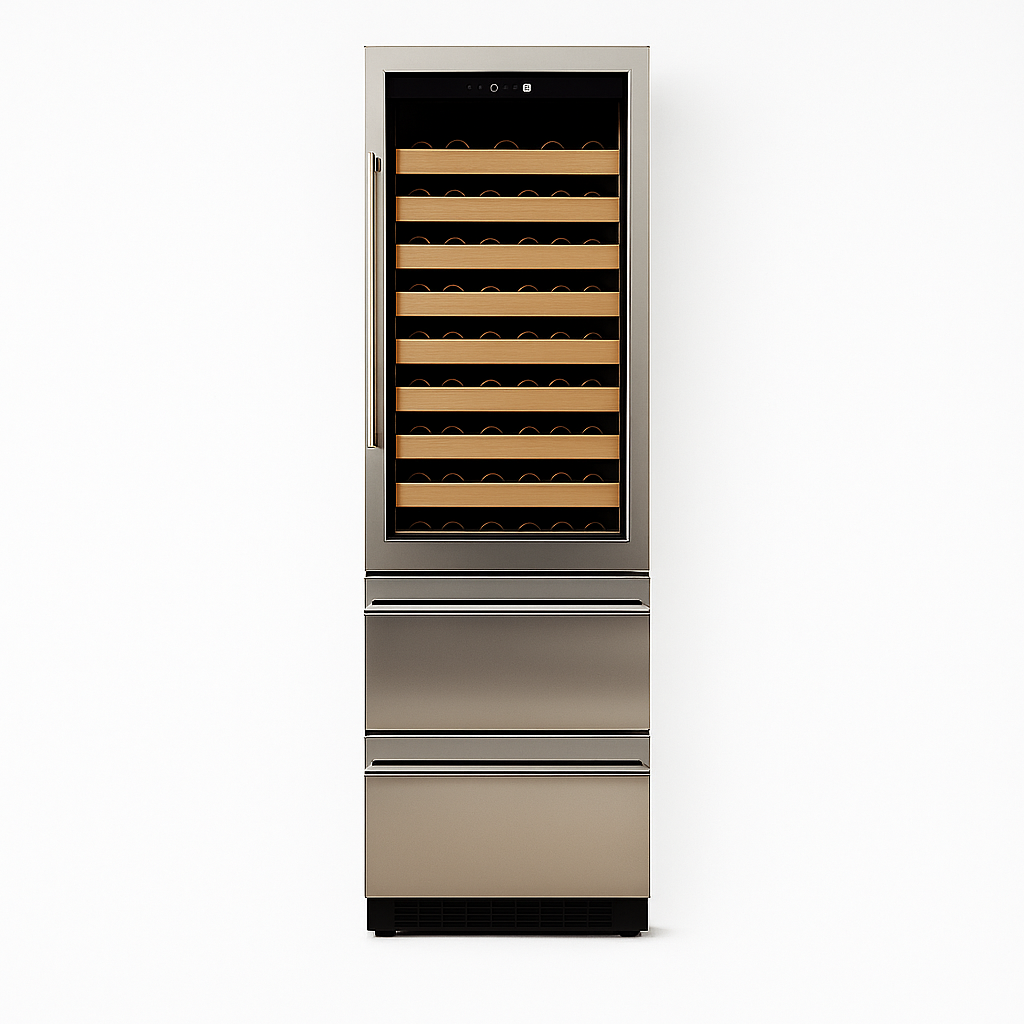 VinLuxe Torino Tall Dual-Drawer Wine Refrigerator