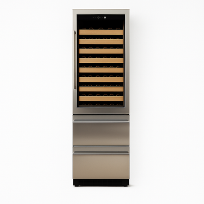 VinLuxe Torino Tall Dual-Drawer Wine Refrigerator