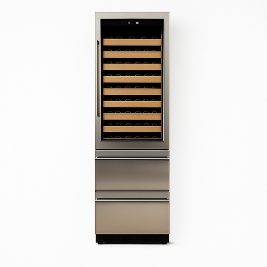 VinLuxe Torino Tall Dual-Drawer Wine Refrigerator