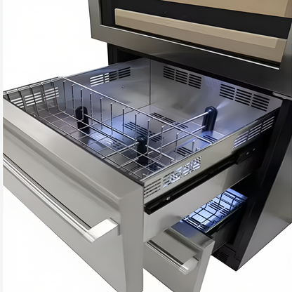 VinLuxe Torino Tall Dual-Drawer Wine Refrigerator